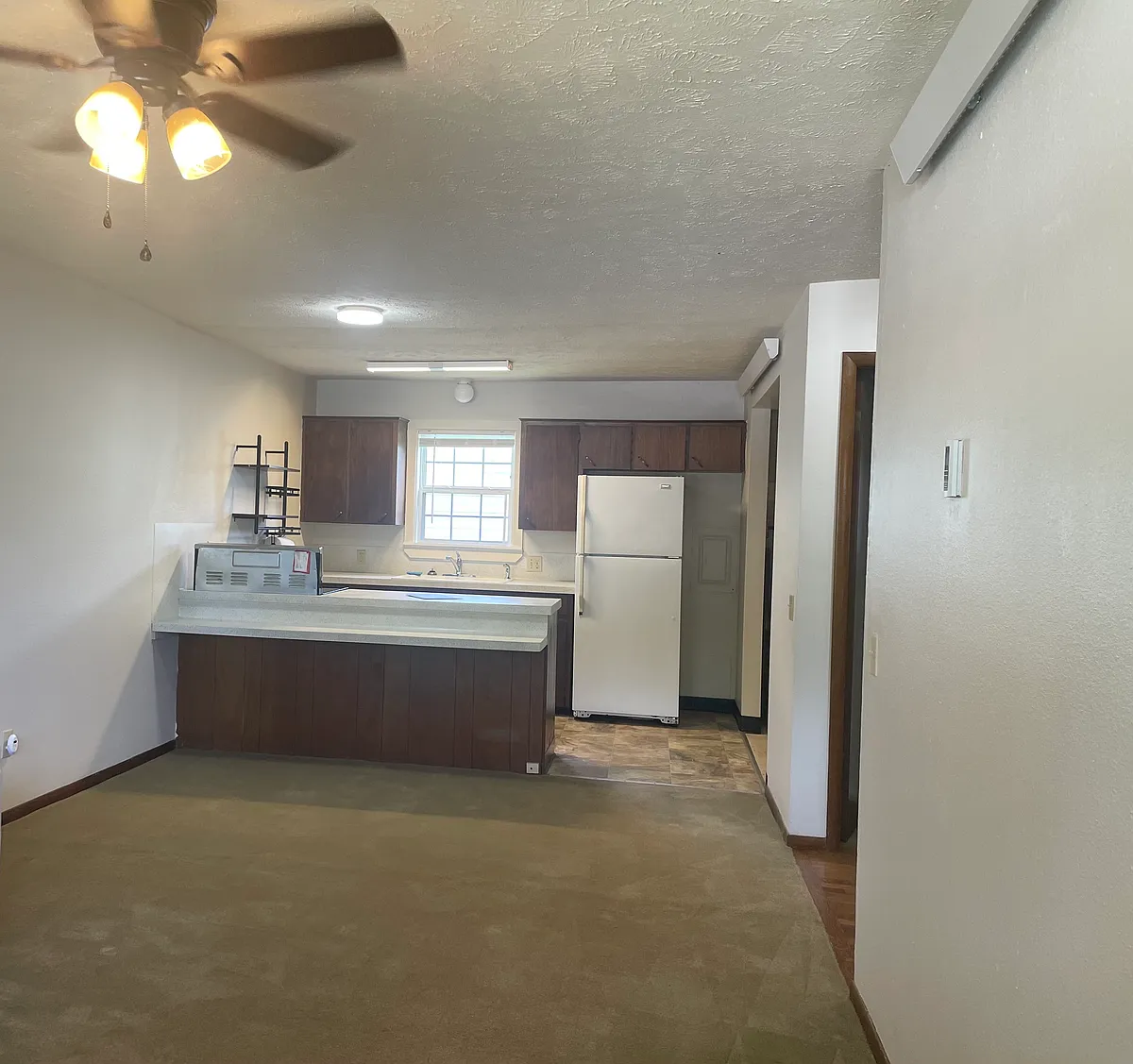 Kitchen with bar - 215 S Oak Cliff Ave