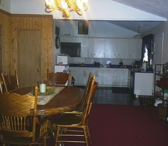 Formal dining into kitchen