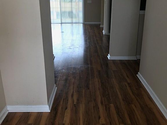 Hallway to kitchen and living room