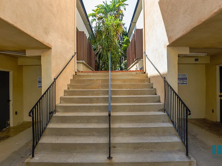 Back Staircase Leading to Courtyard