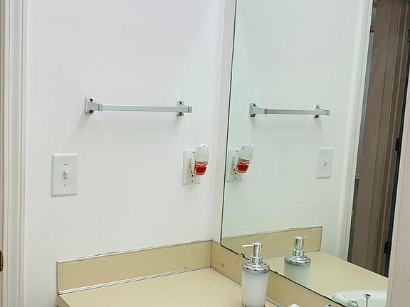 Separate bath vanity