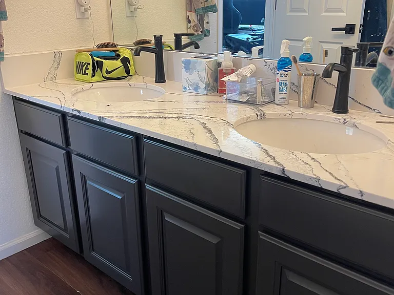 Upstairs full bath with shower