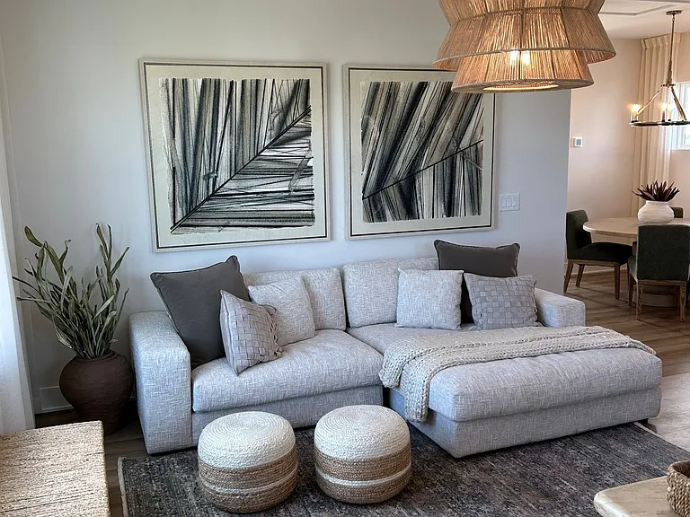 Sample of what the living room would look like furnished