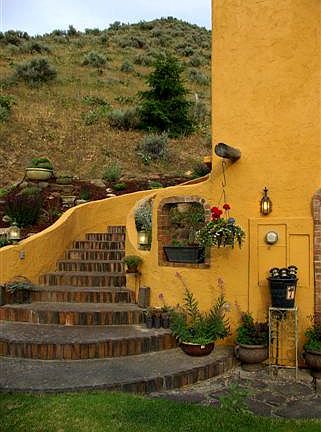 Stairs to the deck