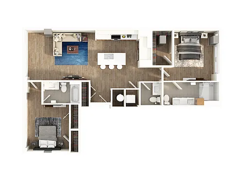 Floor plan The Harrah III