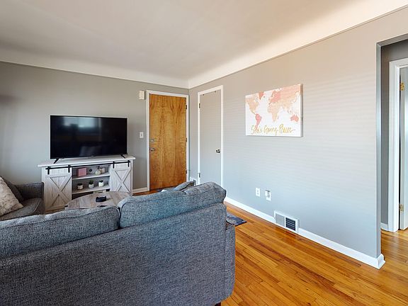 With Furnishings - Living Room from Kitchen