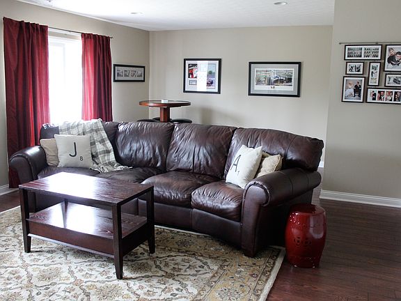 Bonus room off garage
