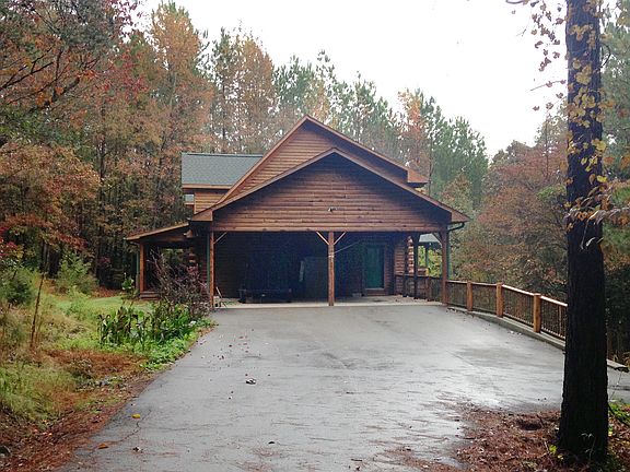 Large carport and driveway