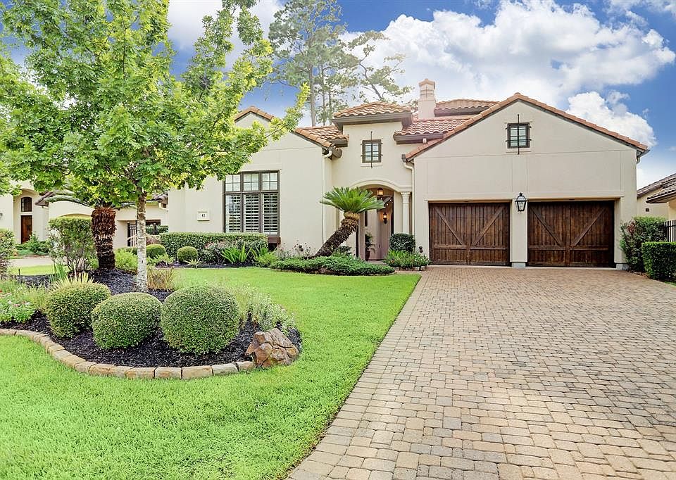 Magnificent Mediterranean Home with Cobblestone Driveway