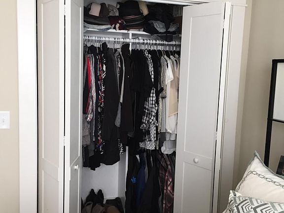 one of the master closets