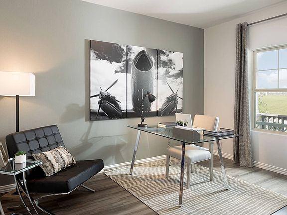 Get work done quietly in your private study.