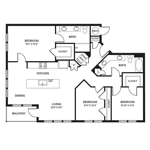 Floor plan Noteworthy