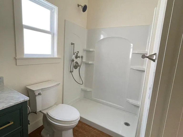 bathroom with walk-in shower