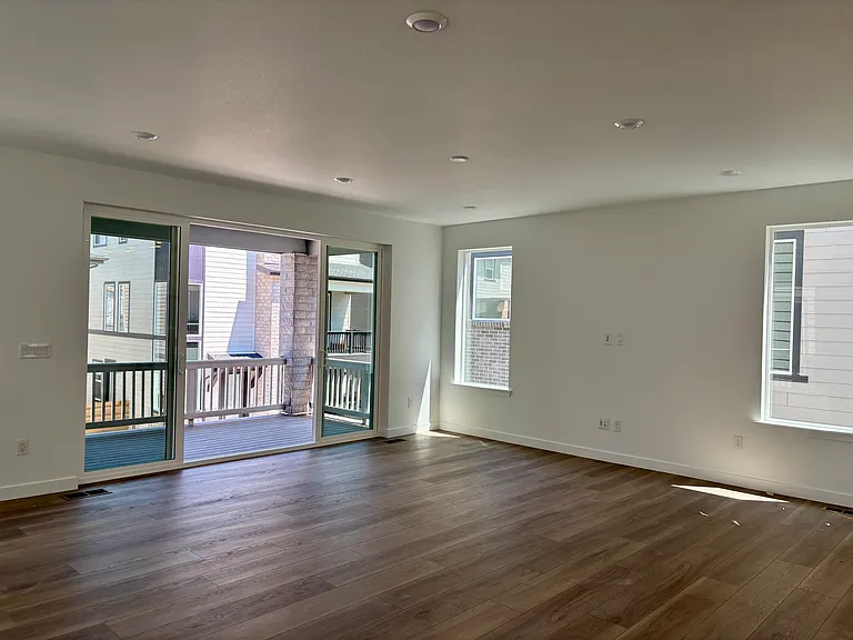 great room living with direct access to the spacious covered deck