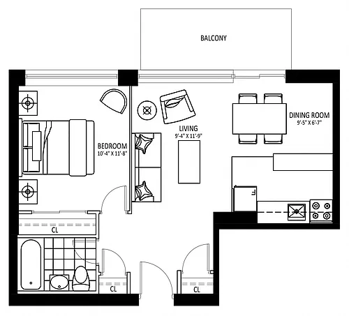 Floor plan 304