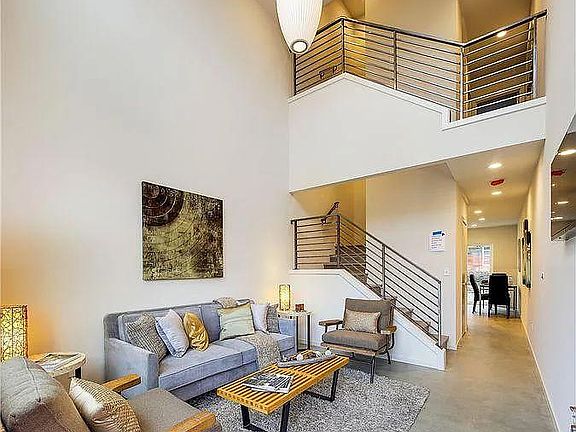 living room from the front door