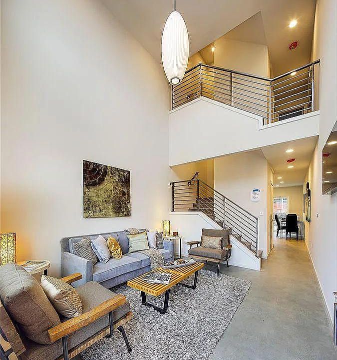 living room from the front door