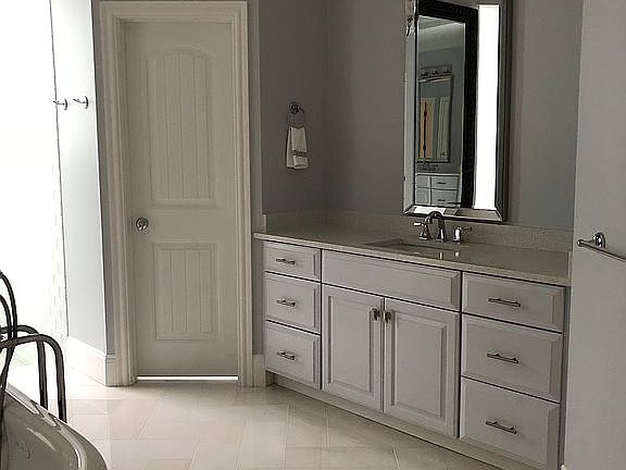 Two master bath water closet