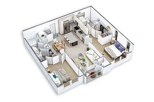 Floor plan B3-A