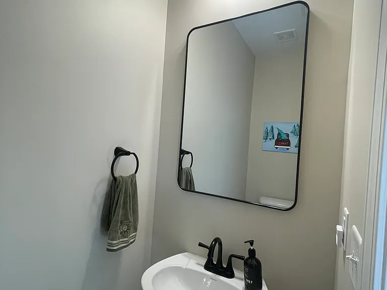 downstairs half bathroom