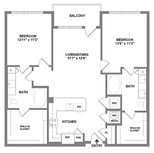 Floor plan B2-1170