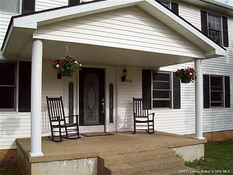 Inviting front porch to welcome you home, or relax and watch a sunset.