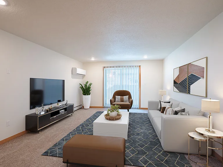Grand Forks, ND Cherry Creek Apartments | 21E | Living