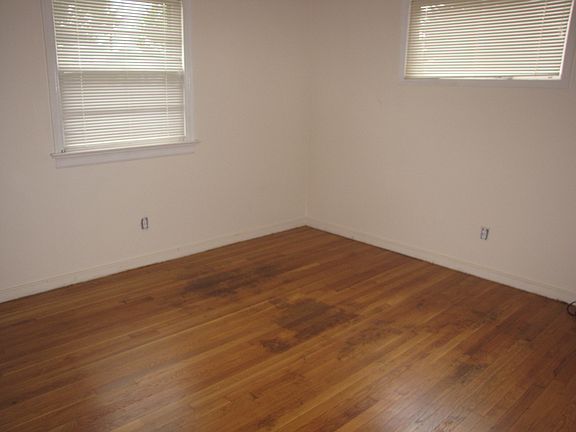 One of three bedrooms