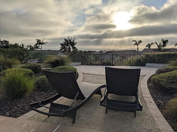 Ocean view from rear patio area