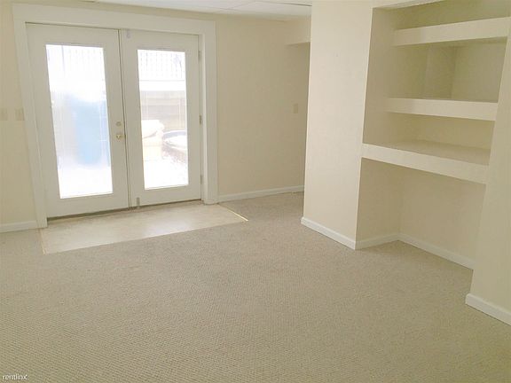 Open main living area. Large French doors allow lots of ligh