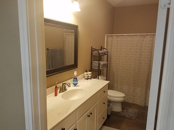 One of the bathrooms