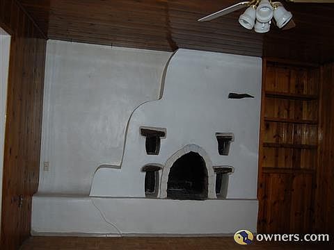 Kiva fireplace room