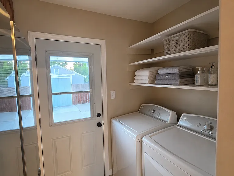 AI generated image of laundry area