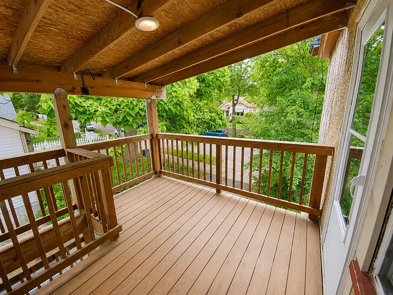 Back Deck (second story)