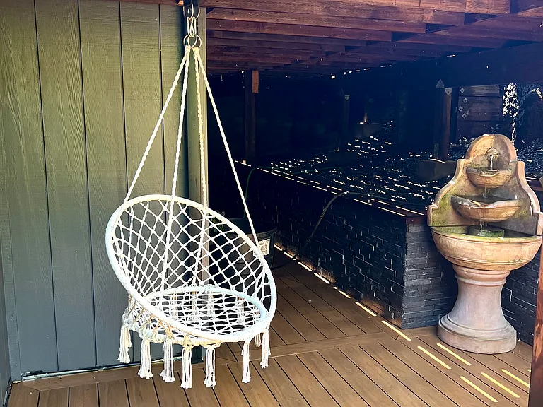 Lower garden area (outside bedroom #3)