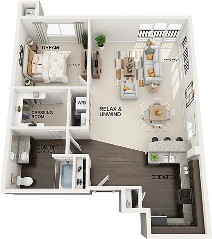 Floor plan Canterbury