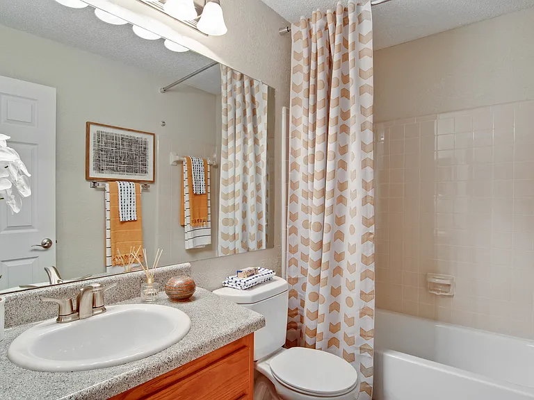 Ceramic Tile in Tub & Shower