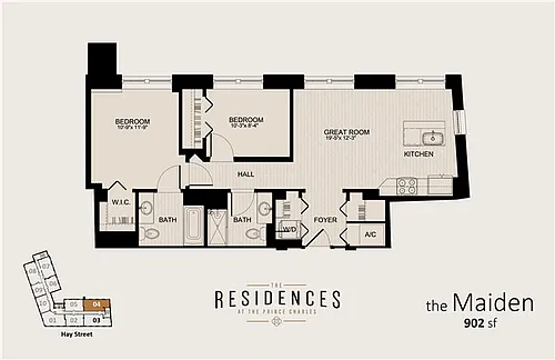 Floor plan The Maiden