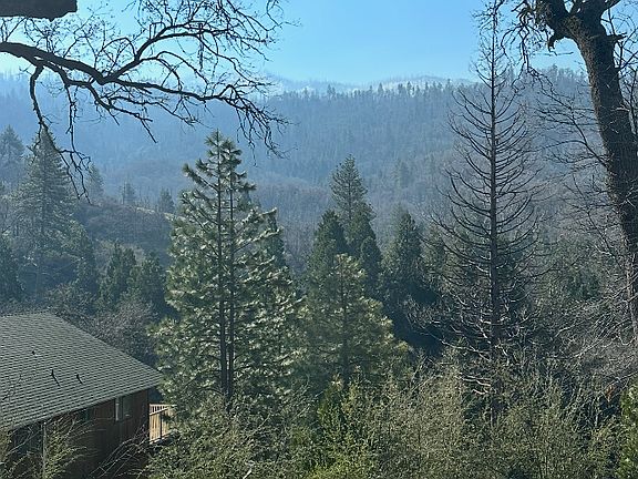 view of mountains from balcony