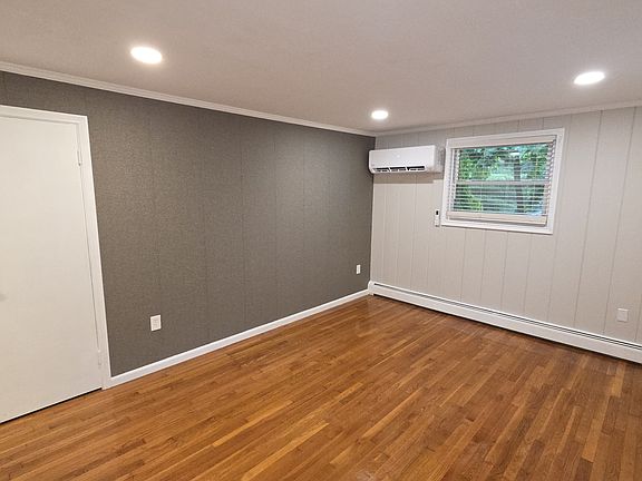 living room; mini split for heating and cooling