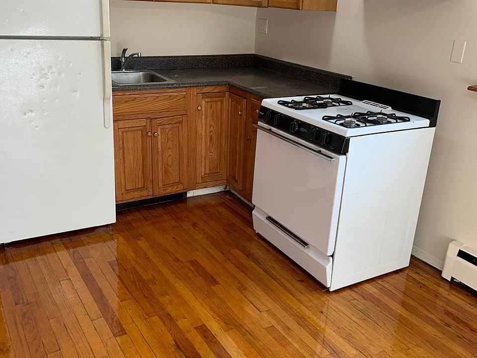2 bedrooms One full bath Eat in kitchen and living room