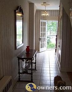 a welcoming front entrance hall