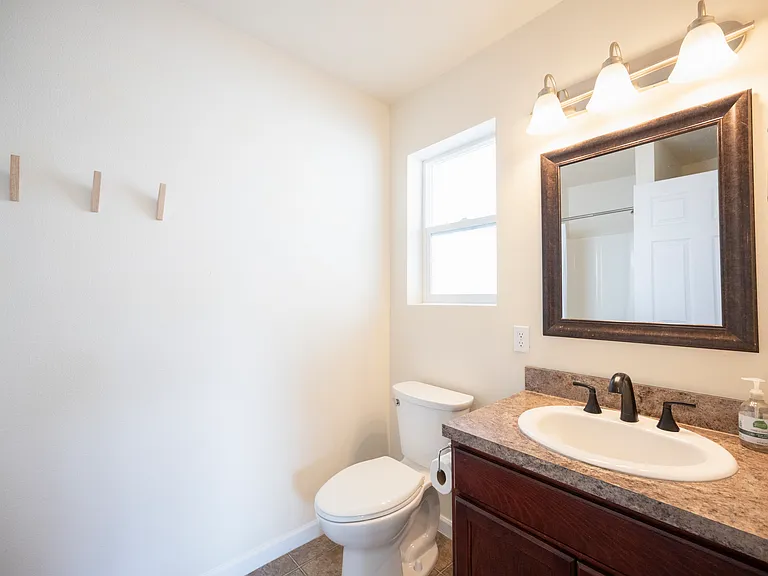 Master bathroom (shower not pictured)