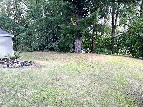 Yard with firepit