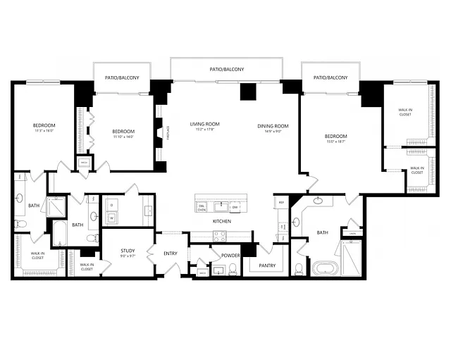 Floor plan PH-E