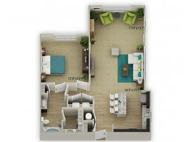 Floor plan Walden w/Sunroom