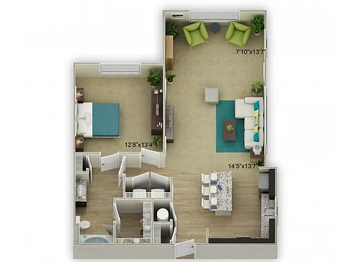 Floor plan Walden w/Sunroom
