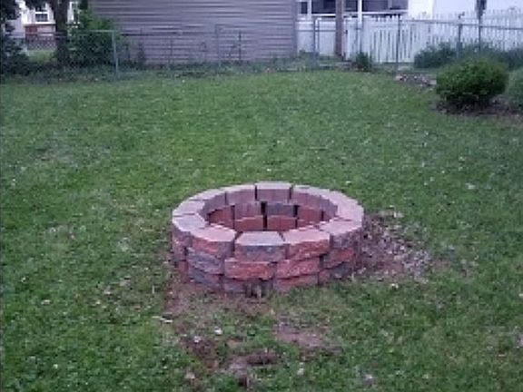 Fully fenced in yard