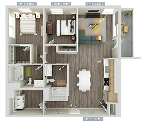 Floor plan B20-1200