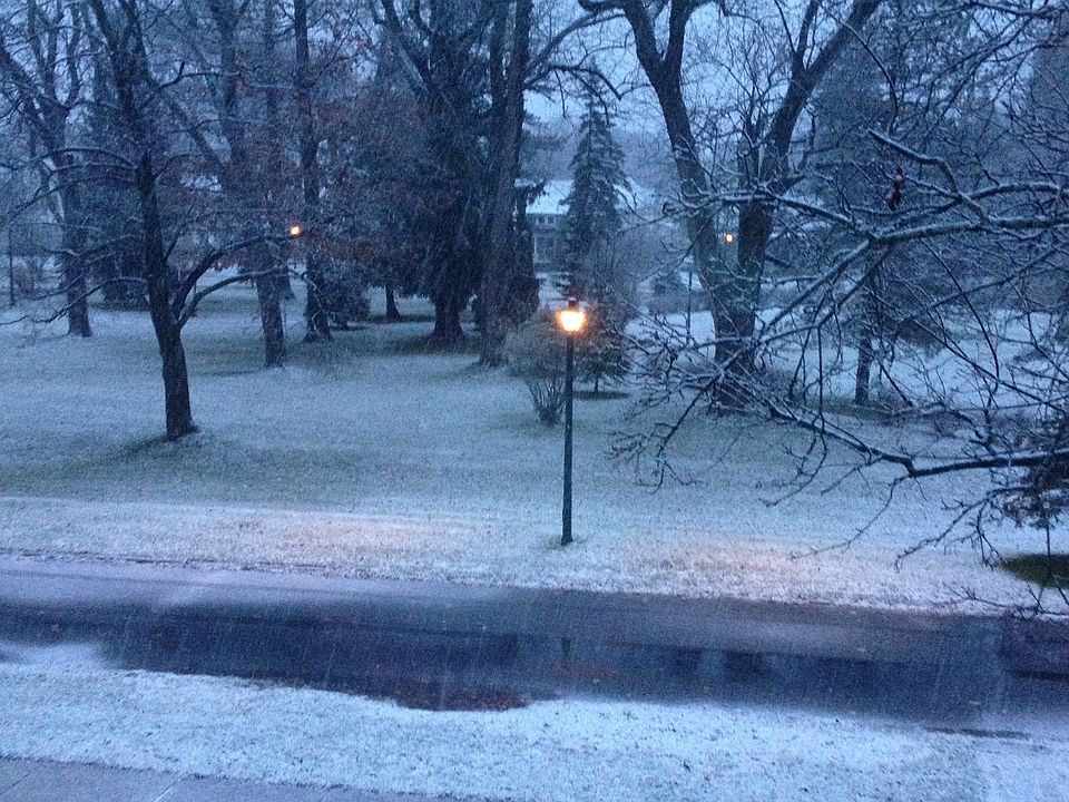 Park View, winter evening
